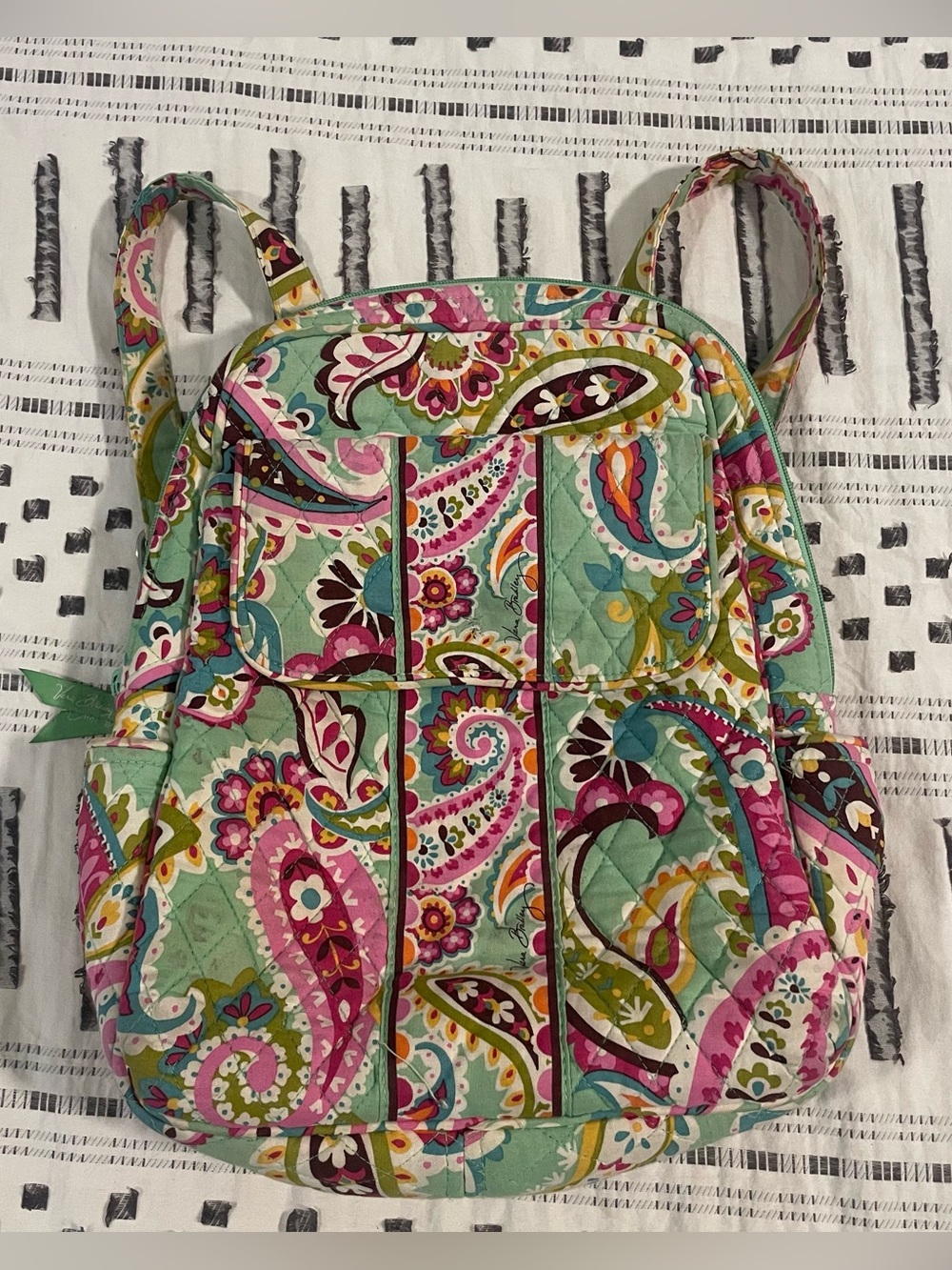 Vera Bradley Quilted Paisley Print Women’s Backpack